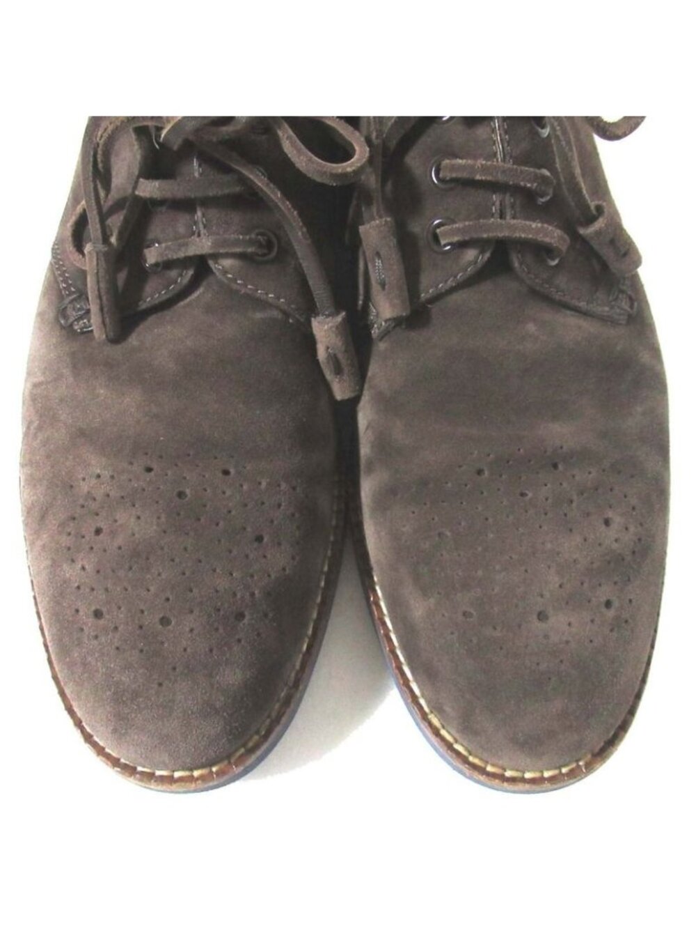 Louis Vuitton Suede Derby Shoes Dress Size 6 25 cm - Picture 4 of 10